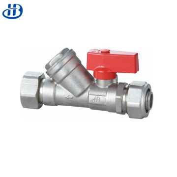 Nickel Plated Brass Ball Valve 3/4inch Used for Boiler